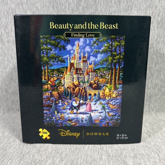 Disney Other - Disney Beauty And The Beast Finding Love Complete 500 Piece Jigsaw Puzzle NEW
